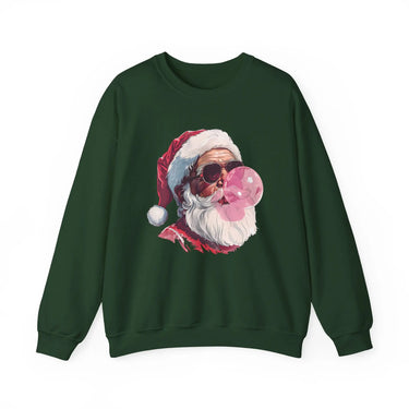 Vintage Santa Bubble Gum Funny Christmas Sweater - Sunlit Funlit Country Music Tees
